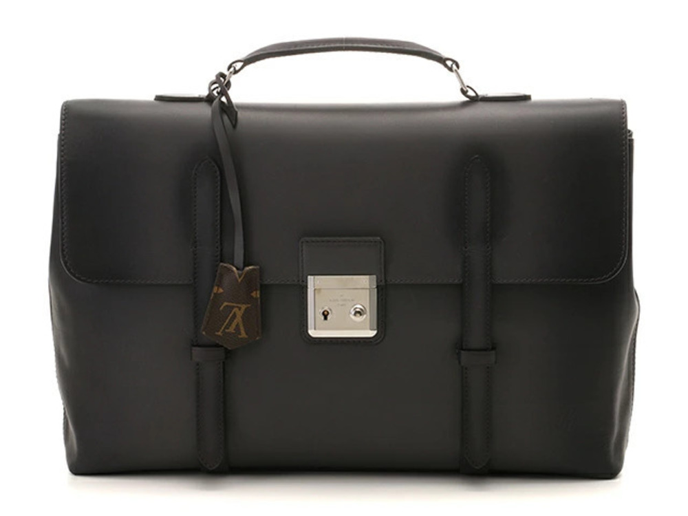 LOUIS VUITTON Business Bag Cuir Ombre Cartable Monogram Ancre